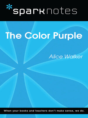 cover image of The Color Purple: SparkNotes Literature Guide